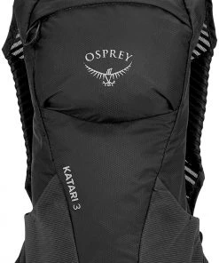 Meilleure affaire ❤️ Osprey Katari 3 Sac à dos d'hydratation Homme, noir/gris ⌛