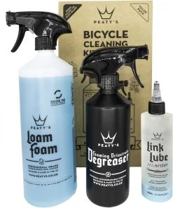 Budget ✔️ Peaty's Wash Degrease Lubricate Kit de nettoyage pour vélo 😍