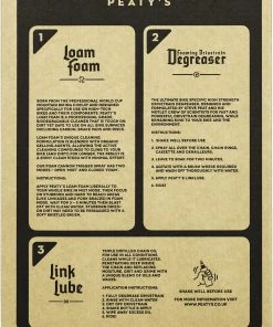Budget ✔️ Peaty's Wash Degrease Lubricate Kit de nettoyage pour vélo 😍 -Accessoires Vélo Soldes peatys clean degrease lube starter pack 3