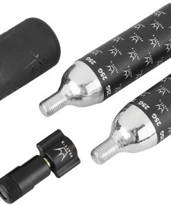 Offres 👍 Peaty's Holeshot MTB Kit de gonflage de pneus au CO2 25g, noir/beige ⌛ -Accessoires Vélo Soldes peatys holeshot mtb co2 tyre inflator kit 25g black 2 2