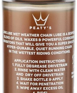 Tout neuf ✔️ Peaty's Link Lube Wet Lubrifiant pour chaîne 60ml 👏 -Accessoires Vélo Soldes peatys linklube wet chain lube 60ml 2