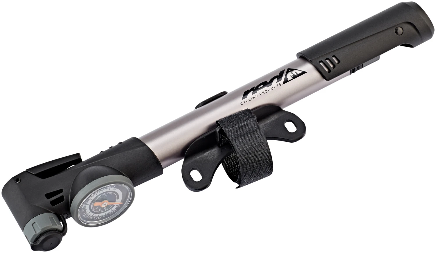 Promo 🧨 Red Cycling Products HV/HP Aluminium Mini pompe, argent/noir ✨ 2 Promo 🧨 Red Cycling Products HV/HP Aluminium Mini pompe, argent/noir ✨ – Image 2