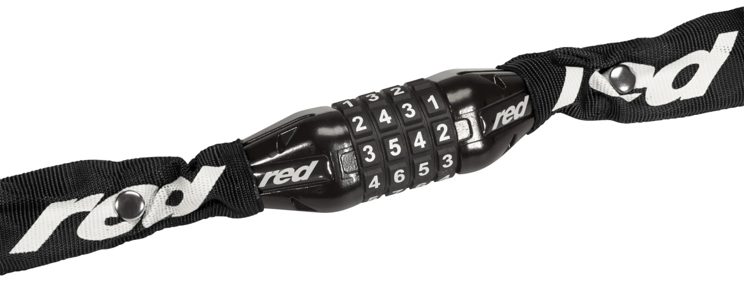 De gros 🌟 Red Cycling Products Secure Chain Antivol Réinitialisable, rouge 🔥 2 De gros 🌟 Red Cycling Products Secure Chain Antivol Réinitialisable, rouge 🔥 – Image 2