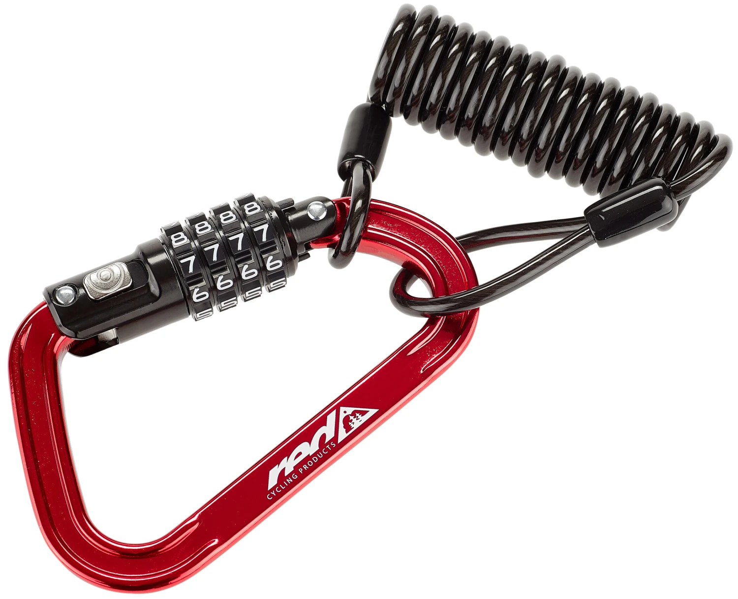 Bon marché 🔔 Red Cycling Products Pocket Hook Antivol 4mm x 1200mm, rouge/noir ✨ 1 Bon marché 🔔 Red Cycling Products Pocket Hook Antivol 4mm x 1200mm, rouge/noir ✨