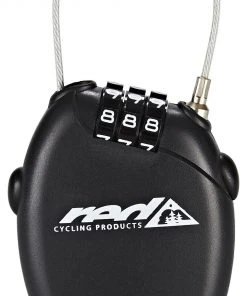 Promo 😍 Red Cycling Products Secure Pocket Lock Pull-Out 3-Digits, noir ⌛