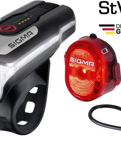 Coupon 🧨 SIGMA SPORT Aura 80/Nugget II Kit Éclairages USB 👏 -Accessoires Vélo Soldes sigma sport aura 80 nugget ii usb light set stvzo 3