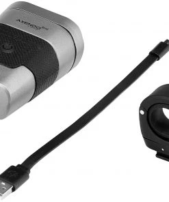 Grosses soldes ✨ Spanninga Axendo 60 Éclairage avant rechargeable, argent 💯 -Accessoires Vélo Soldes spanninga axendo 60 rechargeable front light stvzo silver 3