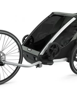 Promo ⌛ Thule Chariot Lite 2 Remorque de vélo, noir 😍 8 Promo ⌛ Thule Chariot Lite 2 Remorque de vélo, noir 😍 -Accessoires Vélo Soldes thule chariot lite 2 bike trailer agave 3