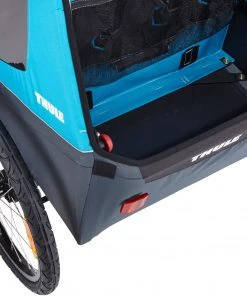 Remise ❤️ Thule Coaster XT Remorque de vélo, bleu/noir 😀 -Accessoires Vélo Soldes thule coaster xt fahrradanhaenger blue 5 2