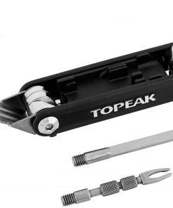 Meilleure affaire ⭐ Topeak Tubi-Tool Mini Outil multifonction, argent/noir 🔥 -Accessoires Vélo Soldes topeak tubi tool mini multitool black 3