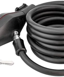 Grosses soldes ✔️ Trelock SK 108 Antivol à câble spirale Ø8mm 🎁 -Accessoires Vélo Soldes trelock sk 108 coil cable lock o8mm 3