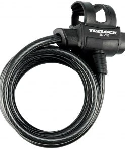 Remise 🎁 Trelock SK 222 FIXXGO Antivol à spirale, noir ✨
