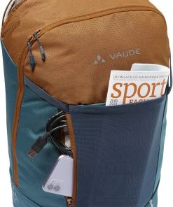 Bon marché ⭐ VAUDE Cycle 22 ✔️ Backpack, bleu/marron 🧨 -Accessoires Vélo Soldes vaude cycle 22 backpack baltic sea 5 1