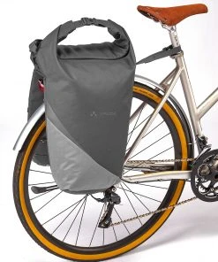 De gros ❤️ VAUDE Road Master Urban Double Sacoche, noir ✔️ -Accessoires Vélo Soldes vaude road master urban double pannier black 5