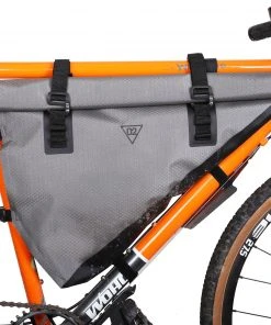 Remise 😍 WOHO X-Touring Sacoche pour cadre de vélo L, noir ✔️ 6 Remise 😍 WOHO X-Touring Sacoche pour cadre de vélo L, noir ✔️ -Accessoires Vélo Soldes woho x touring frame bag dry l honeycomb iron grey 3 1