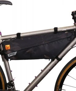 Grosses soldes 😉 WOHO X-Touring Sacoche pour cadre de vélo L, noir 🛒 -Accessoires Vélo Soldes woho x touring frame bag l diamond cybercam black 5