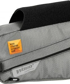 Budget ❤️ WOHO X-Touring Sacoche pour cadre de vélo L, gris ✔️ -Accessoires Vélo Soldes woho x touring frame bag l honeycomb iron grey 3