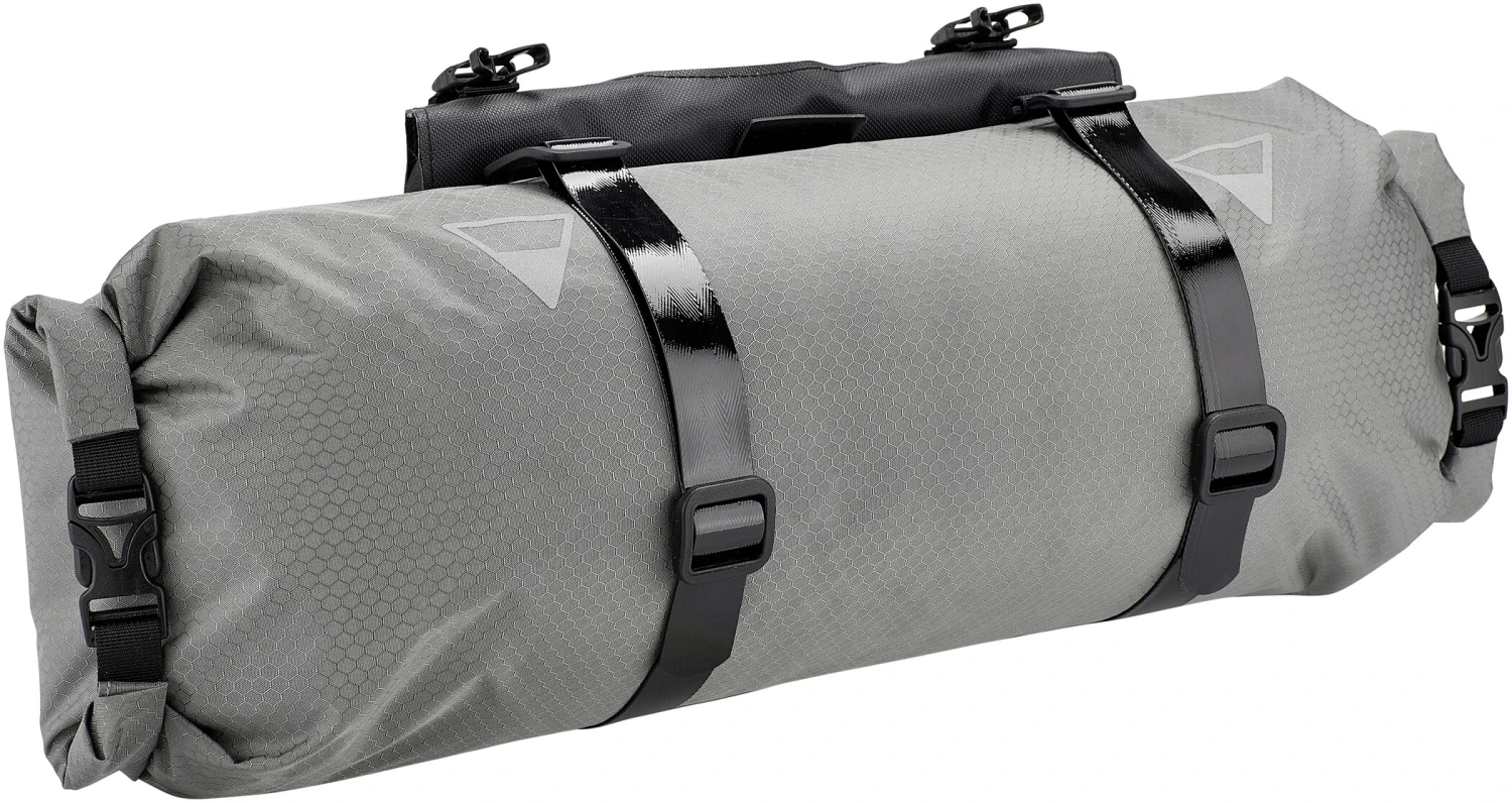 Promo 😉 WOHO X-Touring Sacoche de guidon étanche, gris 🤩 1 Promo 😉 WOHO X-Touring Sacoche de guidon étanche, gris 🤩