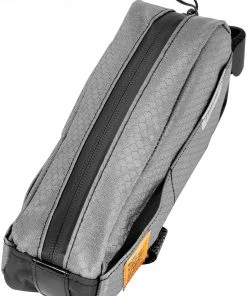 Remise 🔥 WOHO X-Touring Sacoche de cadre (tube supérieur), gris 🤩 -Accessoires Vélo Soldes woho x touring top tube bag honeycomb iron grey 4