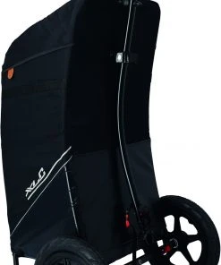 Remise ⌛ XLC BS-L05 Chariot courses Vélo Avec barre d'attelage haute, noir ⌛ -Accessoires Vélo Soldes xlc bs l05 bike shopping trolly with high drawbar black 3