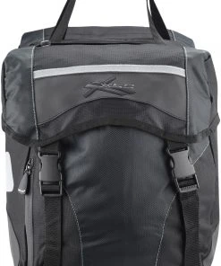 Acheter 🔥 XLC Carry More Sacoche vélo double 30l avec Adaptateur, noir ⌛ -Accessoires Vélo Soldes xlc carry more double pannier bag 30l for xlc system carrier incl adapter black anthracite 3