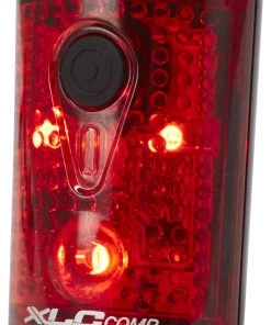 Offres ⭐ XLC Comp CL-R14 Éclairage arrière Casserole, noir/rouge ✔️