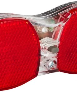 Le moins cher 💯 XLC Porte-bagages Jeu de lampes LED fonctionnant sur piles réflecteurs inclus 🧨