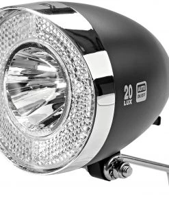 Budget ✔️ XLC LED Retro Éclairage avant réflecteur inclus, argent 💯