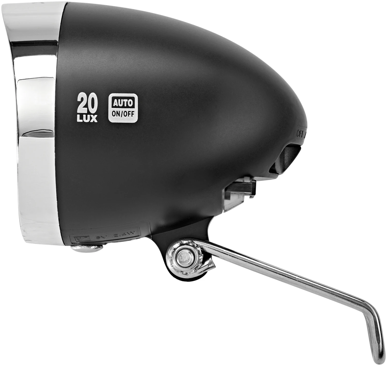 Remise ✔️ XLC LED Retro Éclairage avant réflecteur inclus, noir/argent ⌛ 3 Remise ✔️ XLC LED Retro Éclairage avant réflecteur inclus, noir/argent ⌛ – Image 3